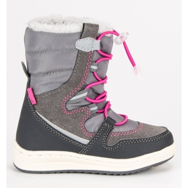 Arrigo Bello Botas de nieve calentadas gris