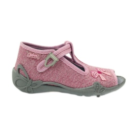 Zapatilla lazo Befado 213P104 rosa