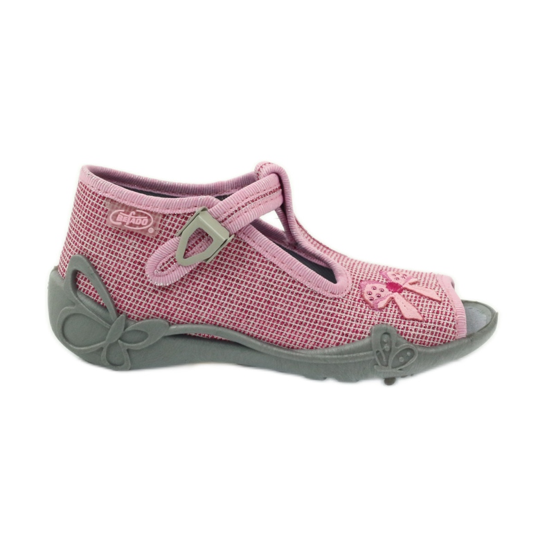 Zapatilla lazo Befado 213P104 rosa rosado