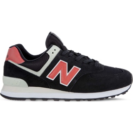 New Balance Ml574smp Negro Con Pomelo