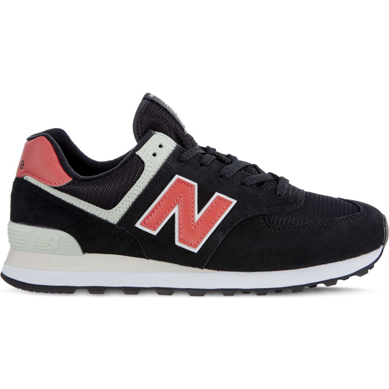 New Balance Ml574smp Negro Con Pomelo