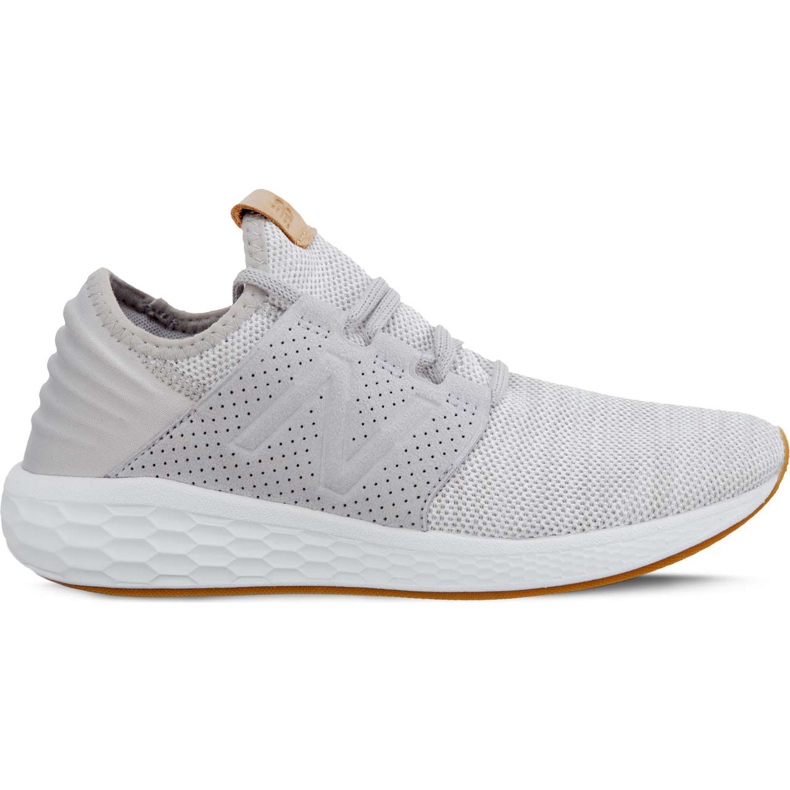 New Balance Espuma fresca Cruz V2 Knit WCRUZKG2 Rain Cloud con blanco Munsell gris