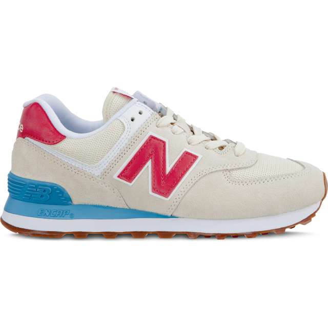 New Balance Wl574fla Summer Dusk Alabaster con Pomelo marrón multicolor