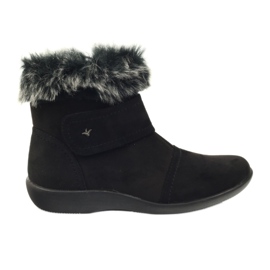 Aloeloe Botas negras para mujeres muy cómodas negro