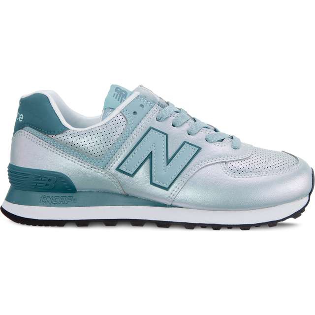 New Balance Wl574ksa Sheen Pack salvia mineral con bancos externos verde