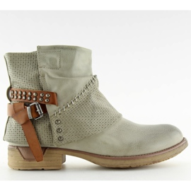 Gris Botas grises para mujer 640-PA Gris