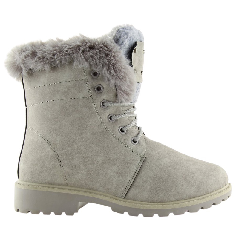 Botas de madera, aislante gris BL137P Gris