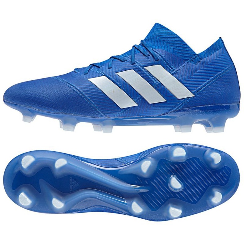 Botas de fútbol adidas Nemeziz 18.1 FG M DB2080 azul