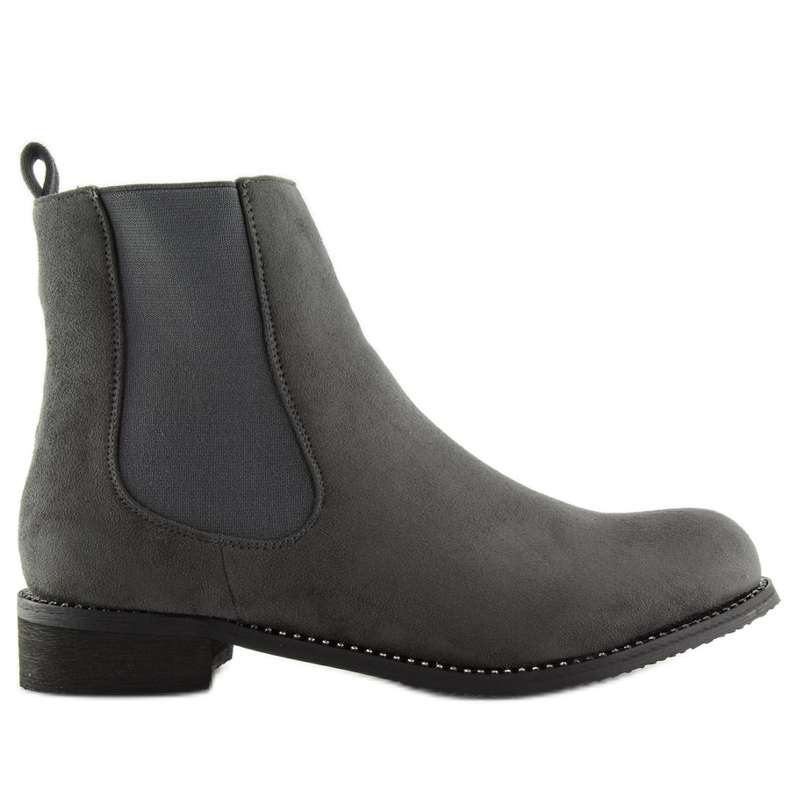 Botines Chelsea grises para mujer NS025P Gris