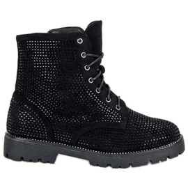 Seastar Botas de trabajadores de moda negro