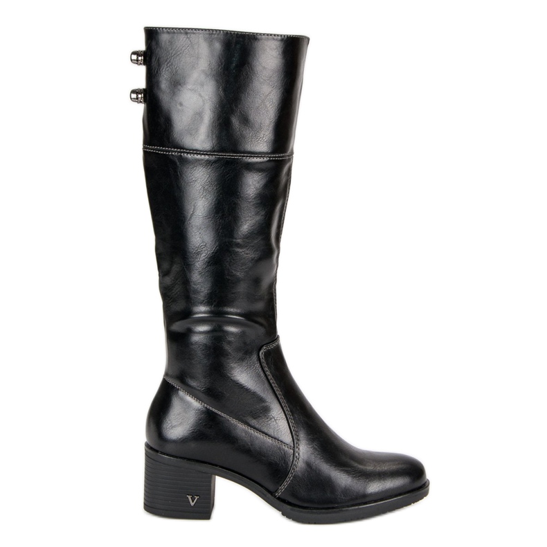 Botas de tacón VINCEZA negras negro