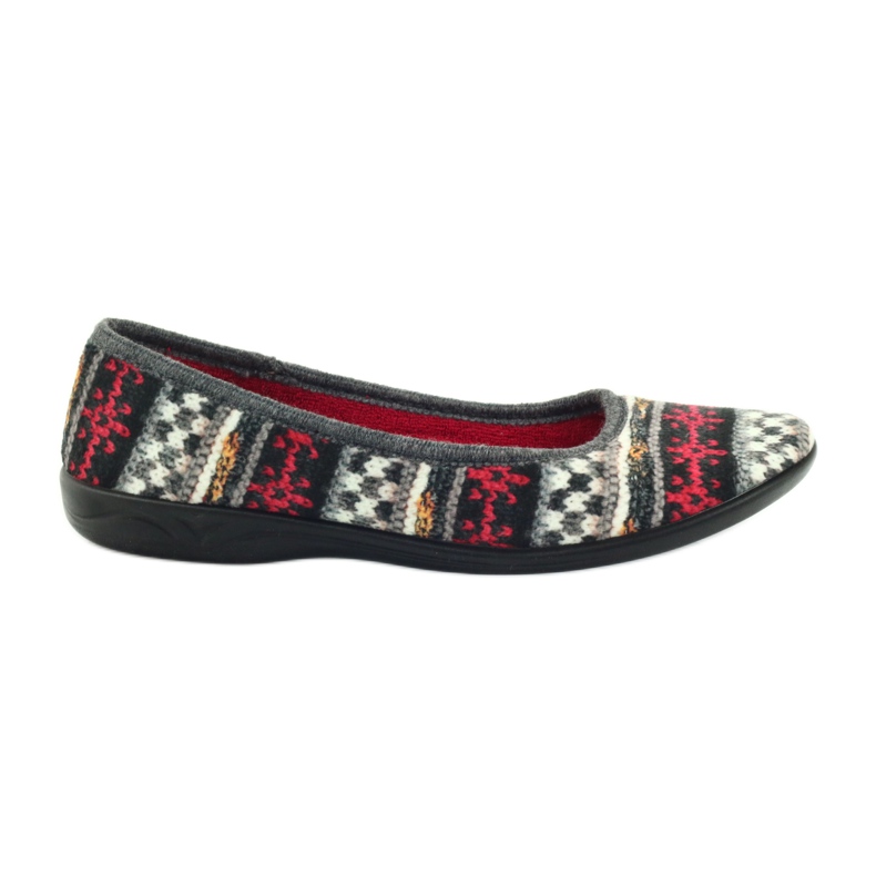 Pantuflas de terciopelo estampado noruego Adanex multicolor