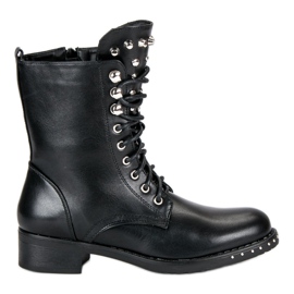Seastar Botas de rock workery negro