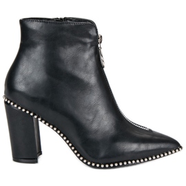 Botas negras elegantes negro