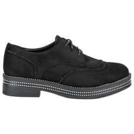 Seastar Zapatos de gamuza de moda negro