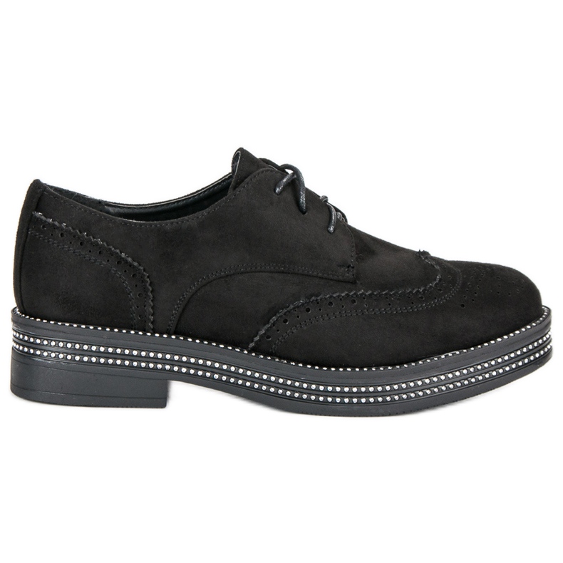 Seastar Zapatos de gamuza de moda negro