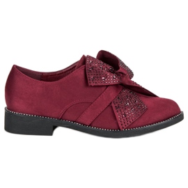 Seastar Zapatos de gamuza elegantes rojo