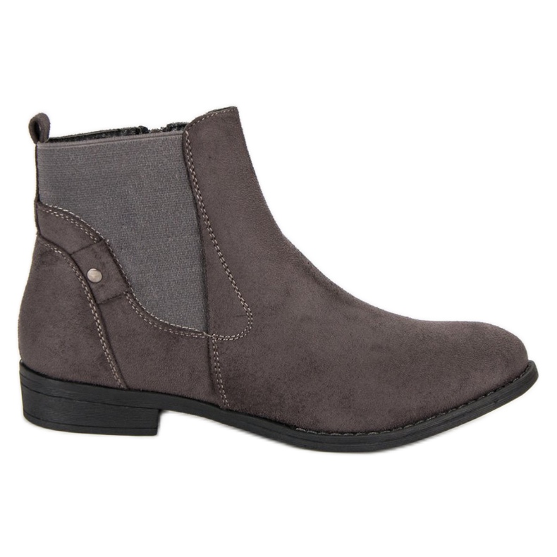 Groto Gogo Cómodas botas Jodhpur gris Groto Gogo Cómodas botas Jodhpur gris