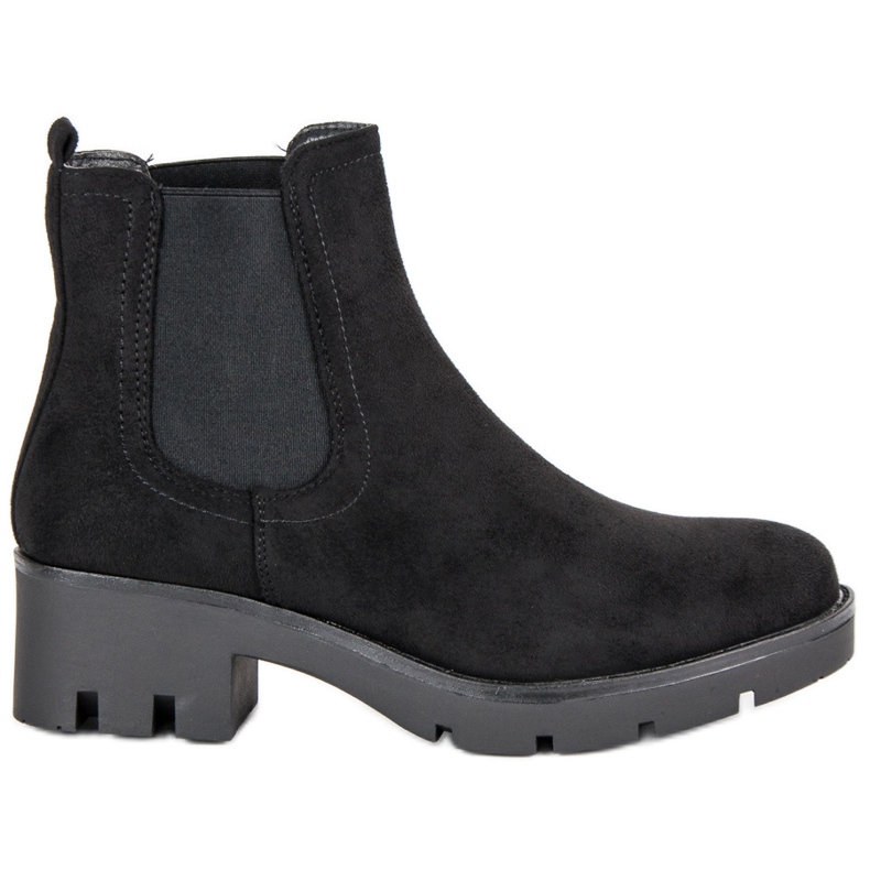 Seastar Botas de ante Jodhpur negro