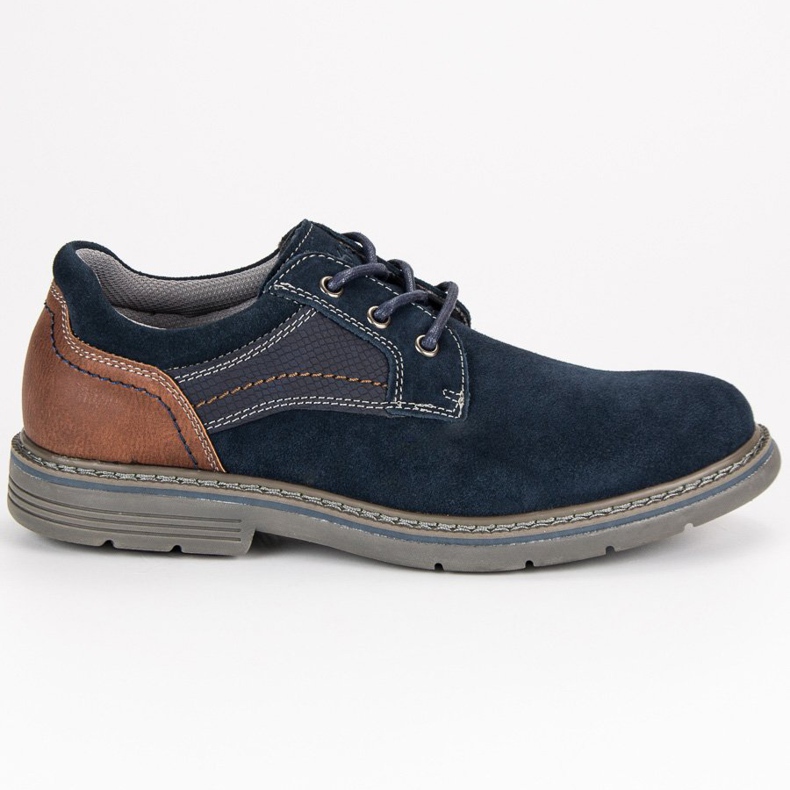 McKey Zapatos casuales de cuero azul