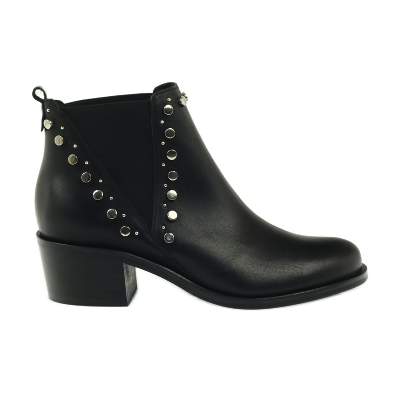 Botas de invierno negras con tachuelas Badura 7874 negro