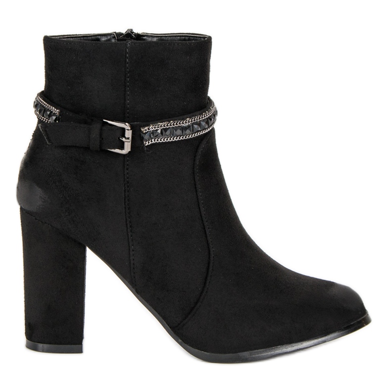 Botas de ante de tacón alto de VINCEZA negro