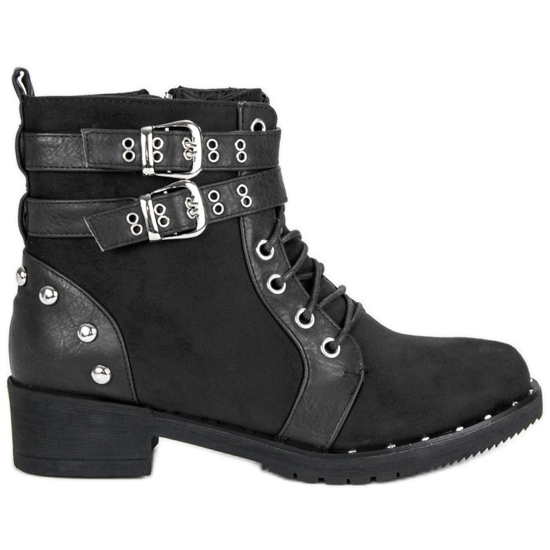 Clowse Botas obreras de moda negro
