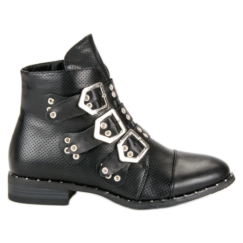 SDS Botas rock de mujer negro