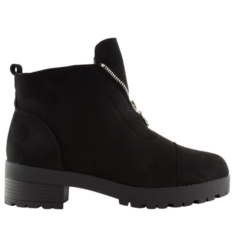 Negro 2017-3 Botas negras de suela alta Negro 2017-3 Botas negras de suela alta