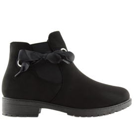 Black Black XY-528 Black Botas de Jodhpur negro