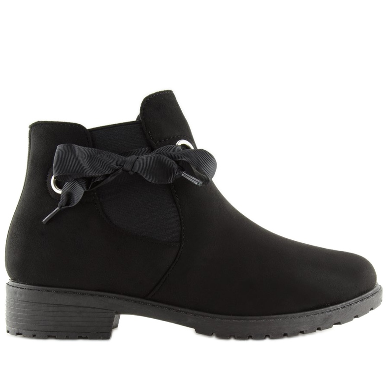 Black Black XY-528 Black Botas de Jodhpur negro