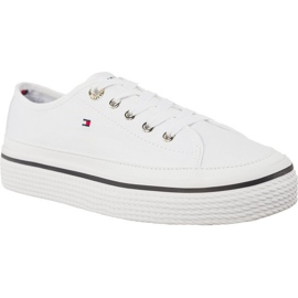 Tommy Hilfiger Sneaker corporativo Flatform 100 blanco