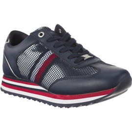 Tommy Hilfiger Zapatilla de deporte corporativa 406 azul azul marino