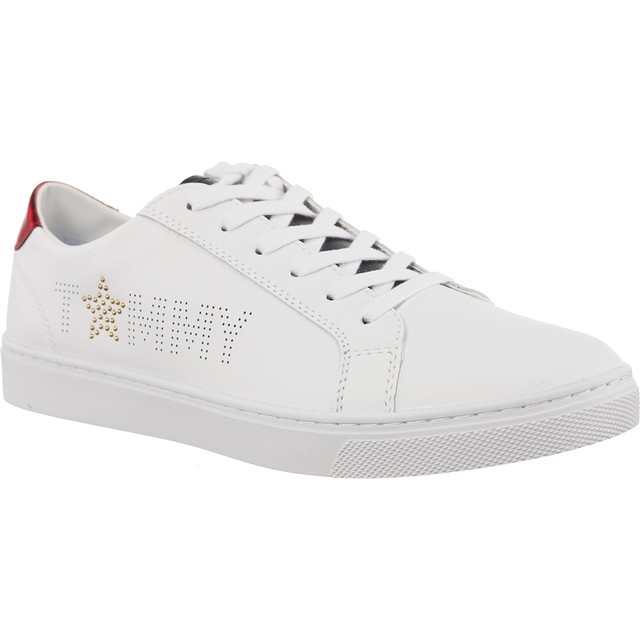 Tommy Hilfiger Zapatilla Star Metallic 020 blanco