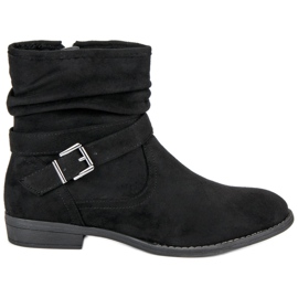 Groto Gogo Botas de gamuza cálidas negro