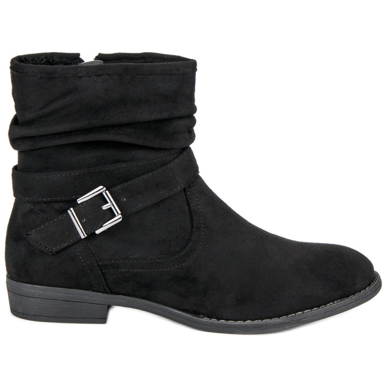 Groto Gogo Botas de gamuza cálidas negro