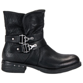 Forever Folie Botines trabajadores negros Forever Folie Botines trabajadores negros