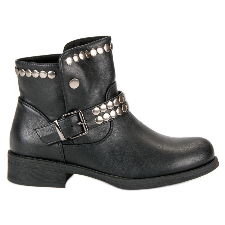 L. Lux. Shoes Botas Rock Black negro