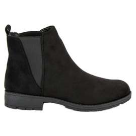 Via Giulia  Botas de ante Jodhpur negro