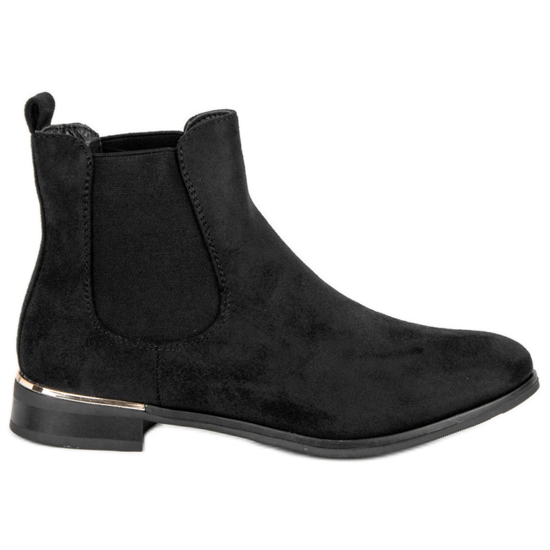 SDS Botas Jodhpur de ante negras negro SDS Botas Jodhpur de ante negras negro