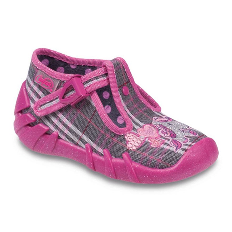 Calzado infantil befado 110P210 gris rosado