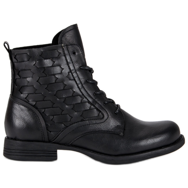 Forever Folie Botines casuales atados negro Forever Folie Botines casuales atados negro