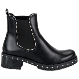 Bestelle Botas Rock Boot Jodhpur negro