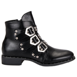Kayla Botas de rock negro Kayla Botas de rock negro