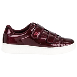 Fila Upstage Velcro Low Wmn rojo