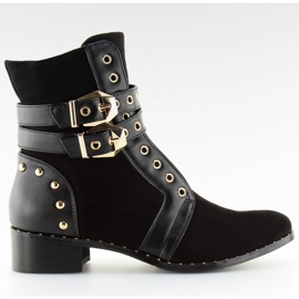 Botas de mujer negras 9243 negras negro