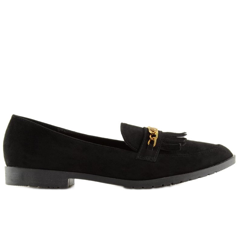Black Mocasines negros de mujer HW308 Black