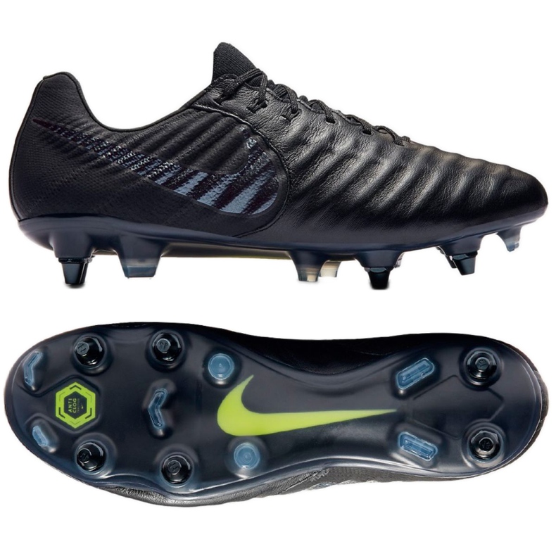 Calzado de fútbol Nike Tiempo Legend 7 Elite Sg Pro Ac M AR4387-001 negro negro
