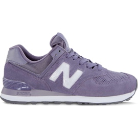 New Balance Wl574fhb Holiday Sparkler Deep Cosmic Sky con Marblehead púrpura