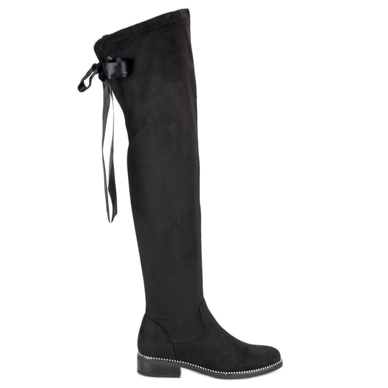 Seastar Botas de gamuza elegantes negro
